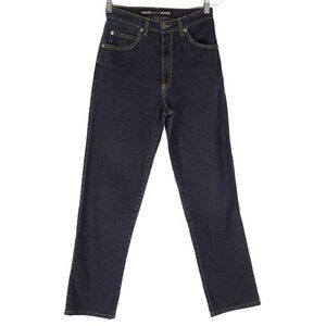 David Kahn Dark Wash Blue Jeans Womens Size 6 High Waisted Stretch Hi Rise Mom
